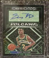 Gary Payton [Green] Basketball Cards 2021 Panini Obsidian Volcanic Signatures Prices