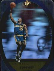 Latrell Sprewell #18 Basketball Cards 1996 Spx Prices