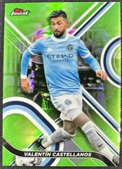 Valentin Castellanos [Neon Green] Soccer Cards 2022 Finest MLS Prices