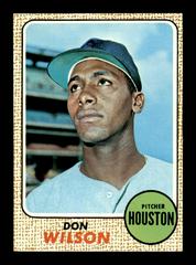 Don Wilson Baseball Cards 1968 Topps Milton Bradley Prices