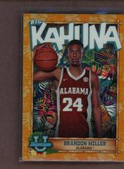 Brandon Miller [Orange] #TBK-1 Basketball Cards 2022 Bowman Chrome University The Big Kahuna Prices