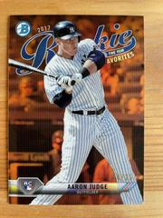 Aaron Judge [Batting Orange Refractor] #56 Baseball Cards 2017 Bowman Chrome Prices
