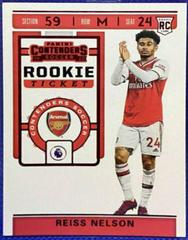 Reiss Nelson [Red] Soccer Cards 2019 Panini Chronicles Contenders Rookie Ticket Prices
