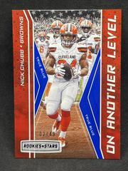 Nick Chubb [True Blue] Football Cards 2019 Panini Rookies & Stars on Another Level Prices