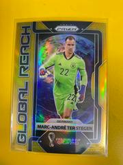 Marc Andre ter Stegen [Gold] #2 Soccer Cards 2022 Panini Prizm World Cup Global Reach Prices