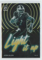 Josh Allen [Gold] #LU-3 Football Cards 2022 Panini Donruss Optic Light it Up Prices