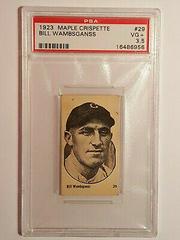 Bill Wambsganss Baseball Cards 1923 Maple Crispette Prices