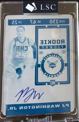 PJ Washington Jr. [Autograph Printing Plate] Basketball Cards 2019 Panini Contenders Prices