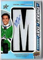 Riley Damiani #DDM-RD Hockey Cards 2021 SP Game Used Draft Day Marks Autographs Prices