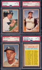 Checklist 507-598 [Yellow Boxes] #516 Baseball Cards 1962 Topps Prices