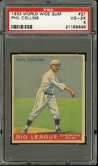 Phil Collins #21 Baseball Cards 1933 World Wide Gum Prices