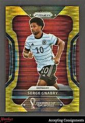 Serge Gnabry [Breakaway Gold] Soccer Cards 2022 Panini Prizm World Cup Prices