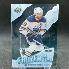 Leon Draisaitl #FT-LD Hockey Cards 2022 Upper Deck Trilogy Frozen in Time Prices