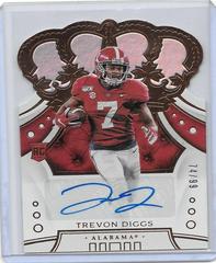 Trevon Diggs [Signature Holo] #11 Football Cards 2020 Panini Chronicles Draft Picks Crown Royale Prices