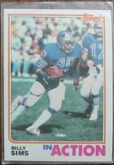 Billy Sims #350 Football Cards 1982 Topps Prices