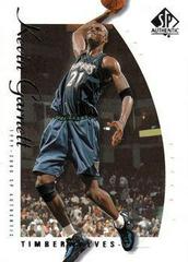 Kevin Garnett Basketball Cards 1999 SP Authentic Prices