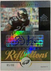 Brian Dawkins [Gold] #SR-BD Football Cards 2005 Upper Deck Reflections Signatures Prices
