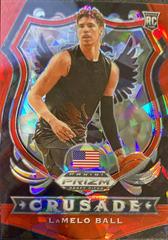 LaMelo Ball [Red Ice] Basketball Cards 2020 Panini Prizm Draft Picks Prices