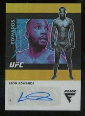 Leon Edwards [Gold] Ufc Cards 2022 Panini Chronicles UFC Flux Autographs Prices