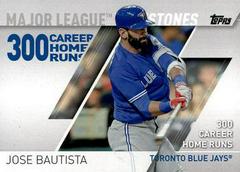Jose Bautista Baseball Cards 2017 Topps Major League Milestones Prices
