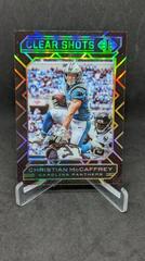 Christian McCaffrey [Black] #8 Football Cards 2020 Panini Illusions Clear Shots Prices