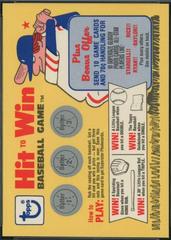 Hit to Win [Baseball Game Card w/ Star] Baseball Cards 1980 Topps Prices