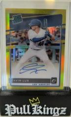Gavin Lux [Gold] #44 Baseball Cards 2020 Panini Donruss Optic Prices
