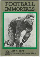 Jim Thorpe Football Cards 1985 Football Immortals Prices
