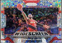 Damian Lillard [Fast Break] Basketball Cards 2021 Panini Prizm Widescreen Prices
