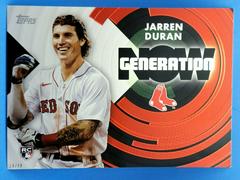 Jarren Duran [5x7] #GN-36 Baseball Cards 2022 Topps Generation Now Prices