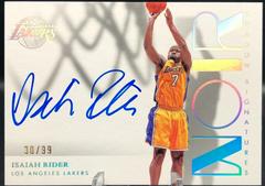 Isaiah Rider #SHS-IRI Basketball Cards 2022 Panini Noir Shadow Signatures Prices