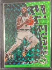 Jaylen Brown [Pink Fourescent] #25 Basketball Cards 2022 Panini Mosaic Elevate Prices
