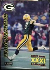 Craig Hentrich Football Cards 1997 Playoff Packers Prices