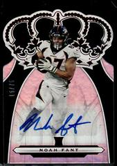 Noah Fant [Autograph Red] #CR-13 Football Cards 2019 Panini Chronicles Crown Royale Prices