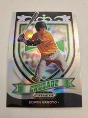Edwin Arroyo [Silver Prizm] Baseball Cards 2021 Panini Prizm Draft Picks Crusade Prices