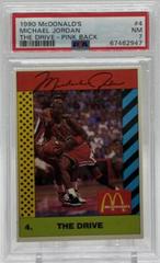 Michael Jordan [The Drive Pink Back] Basketball Cards 1990 McDonald's Michael Jordan Prices