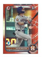 Jacob Melton [Orange] #BD-135 Baseball Cards 2022 Bowman Draft 1st Edition Prices