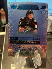 Mason McTavish #DTAA-MM Hockey Cards 2021 Upper Deck Credentials Debut Ticket Access Autographs Prices