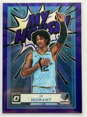 Ja Morant [Purple] #3 Basketball Cards 2020 Panini Donruss Optic My House Prices