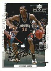 Desmond Mason [Silver Script] #208 Basketball Cards 2000 Upper Deck MVP Prices