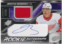Jonatan Berggren [Jersey Spectrum] #BE Hockey Cards 2022 SPx Rookie Autographs Prices