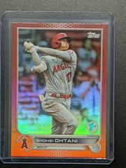 Shohei Ohtani [Red] #1 Baseball Cards 2022 Topps 1st Edition Prices