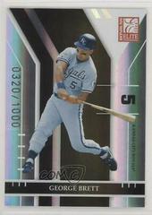 George Brett #187 Baseball Cards 2004 Donruss Elite Prices