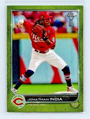 Jonathan India [Ben Baller Chartreuse] Baseball Cards 2022 Topps Chrome Prices