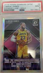 LeBron James [Holo] #4 Basketball Cards 2018 Panini Donruss Optic Express Lane Prices