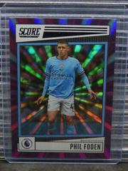 Phil Foden [Purple Lasers] #128 Soccer Cards 2022 Panini Score Premier League Prices