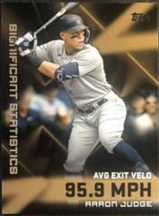 Aaron Judge [Gold] #SS-5 Baseball Cards 2023 Topps Significant Statistics Prices