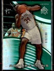 Shaquille O'Neal [Emerald] #32 Basketball Cards 2003 Upper Deck Triple Dimensions Reflections Prices