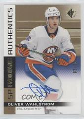 Oliver Wahlstrom [Autograph Gold] #121 Hockey Cards 2019 SP Prices