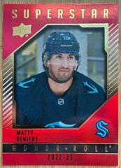 Matty Beniers [Rainbow] #HR59 Hockey Cards 2022 Upper Deck Honor Roll Prices